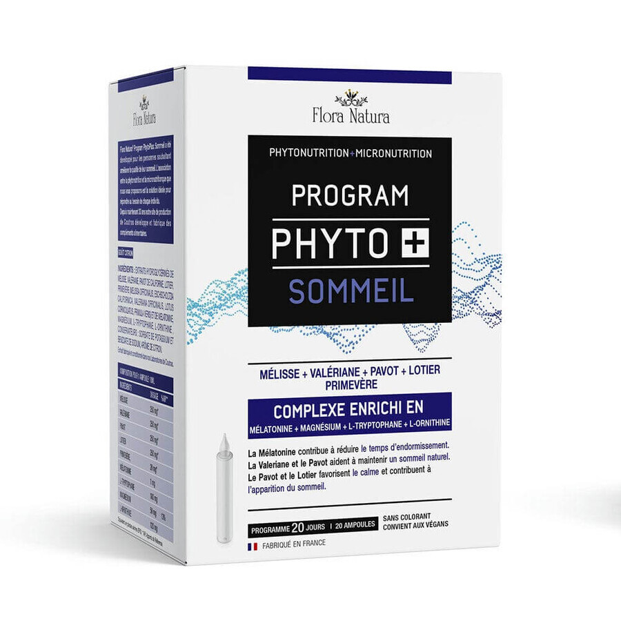 Flora Natura Program Phyto+ Sleep 20 10 mL Drinking Ampoules