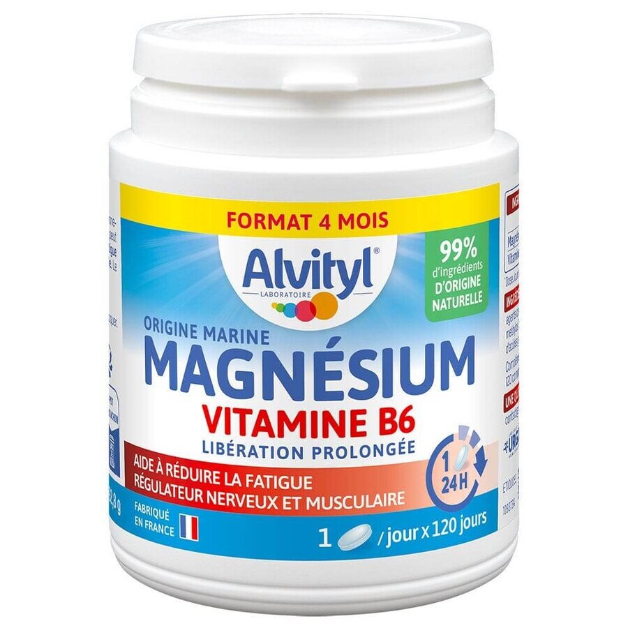 Alvityl Magnesium Vitamin B6 120 Tablets