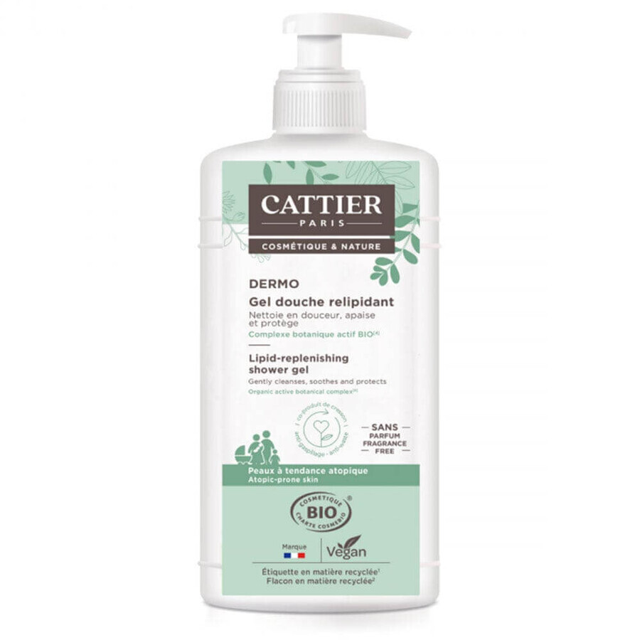 Cattier Organic Atopic Skin Restorative Duschgel 500ml