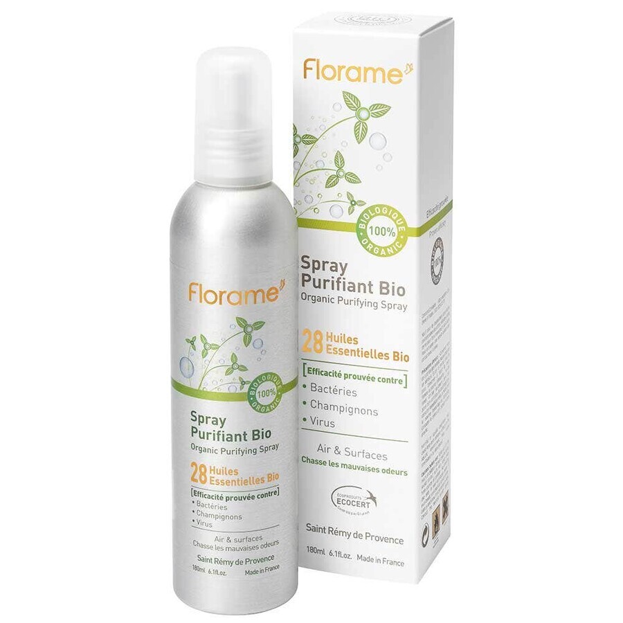 Florame Organic Frisheid Zuiverende Spray Lucht en oppervlakken 180 ml