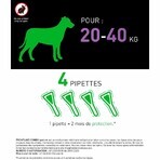 Frontline Combo Spot-on Chien L de 20-40kg 4 Pipettes de 2,68ml Frontline Combo Spot-on Chien L de 20-40kg 4 Pipettes de 2,68ml