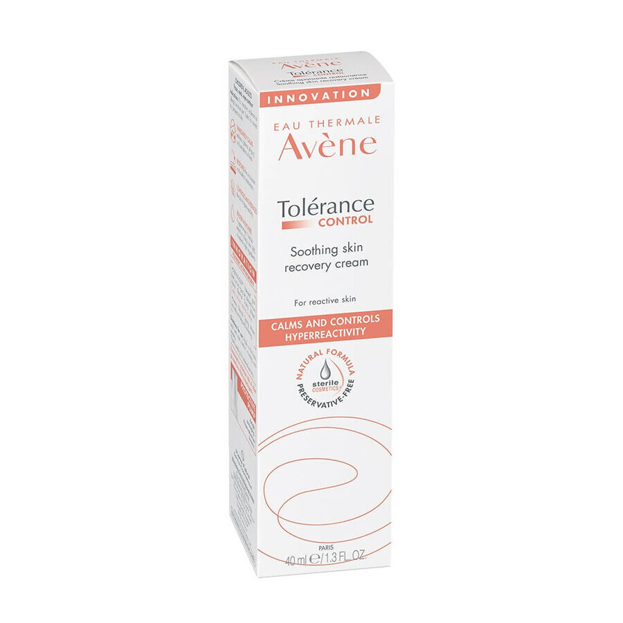 Avène Tolérance Control Creme Apaisante Restauratrice Peaux Réactives 40ml