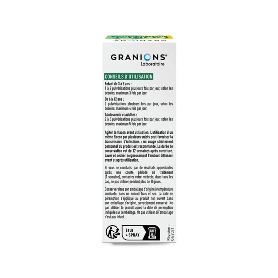 Granions Throat Spray Medical Devices 20ml