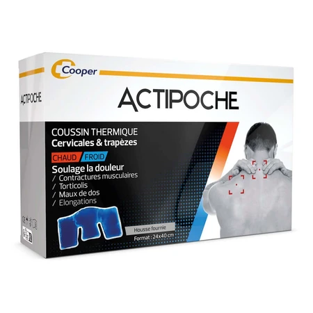 Actipoche Warm-koud cervicaal en trapezium warmtekussen 22x40cm