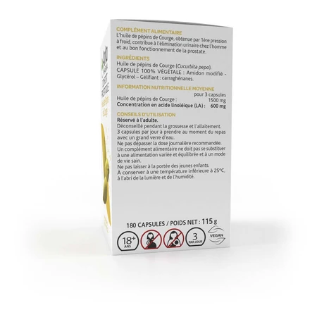 Arkopharma Arkocapsule Urinary Health Kürbiskernöl Bio 180 Kapseln