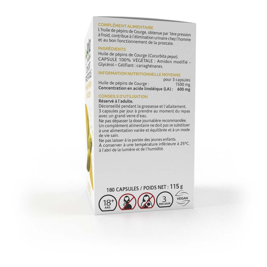 Arkopharma Arkocapsule Urinary Health Kürbiskernöl Bio 180 Kapseln