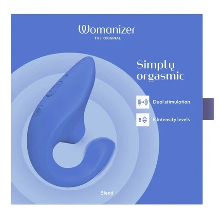 Womanizer Gepulseerde en Gemengde Luchtstimulator Point-G Blauw
