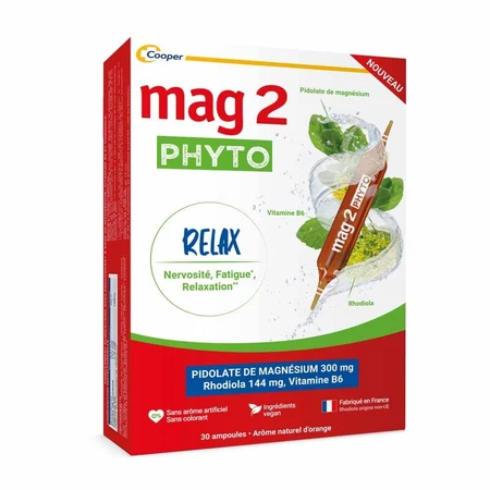 Mag 2 Phyto Relax Zenuwachtigheid Vermoeidheid Ontspanning 30 Ampullen
