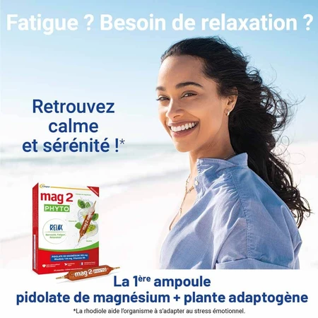 Mag 2 Phyto Relax Zenuwachtigheid Vermoeidheid Ontspanning 30 Ampullen