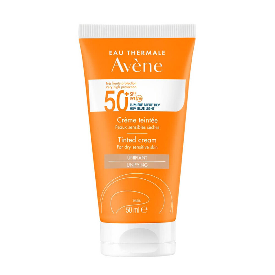 Boutique Avène Solaire Creme Teintée SPF50+ Peaux sensibles sèches Avène 50ml Avène Solaire Creme Teintée SPF50+ Peaux sensibles sèches Avène 50ml