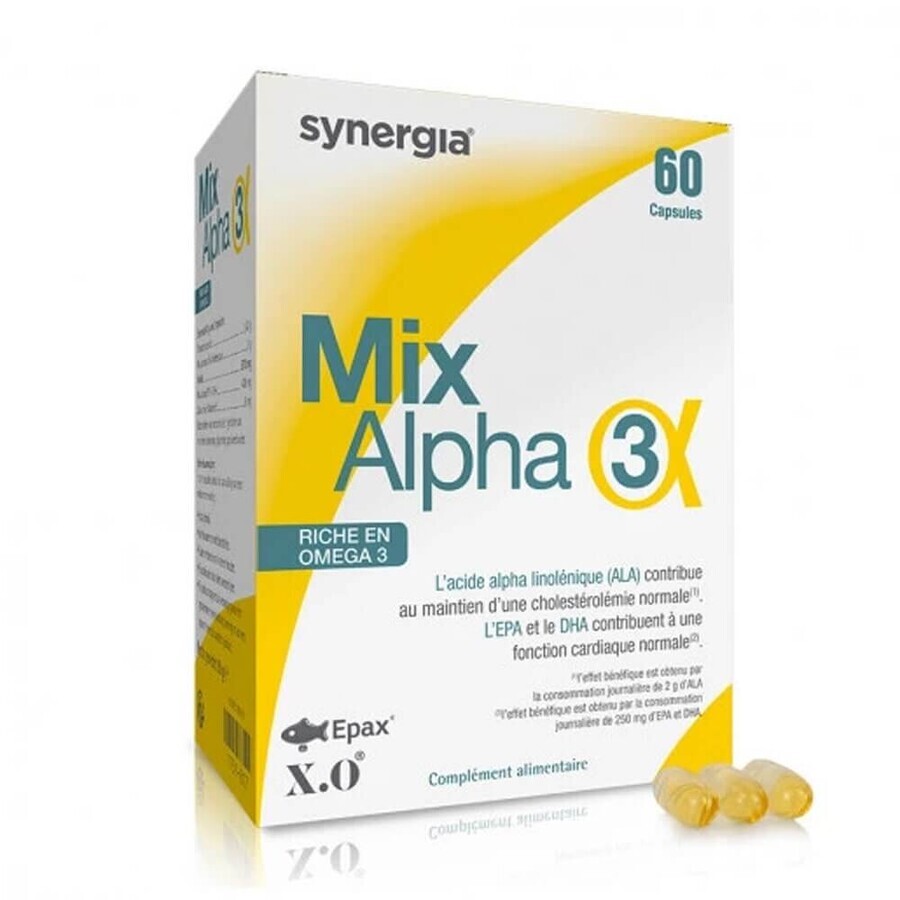 Synergia Mixa Alpha Omega3 60 Capsules