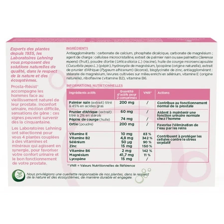 Lehning Prosta-Résist® 60 Tablets