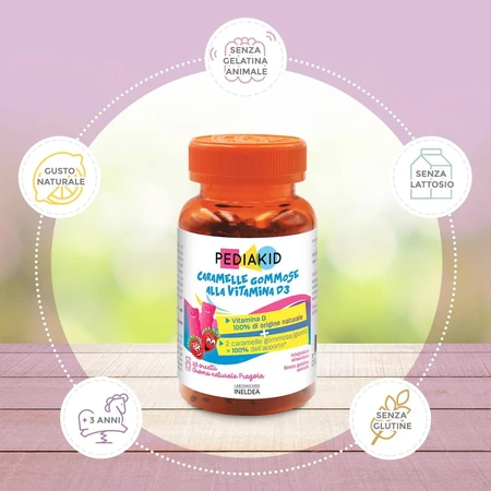 Pediakid Vitamin D3 Gummies 60 Teddy Bears