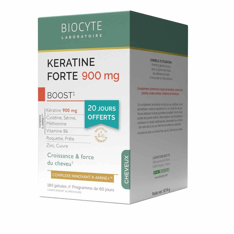 Acquista Biocyte Capelli Keratine Forte 900mg Boost 3x40 Capsule Biocyte Capelli Keratine Forte 900mg Boost 3x40 Capsule