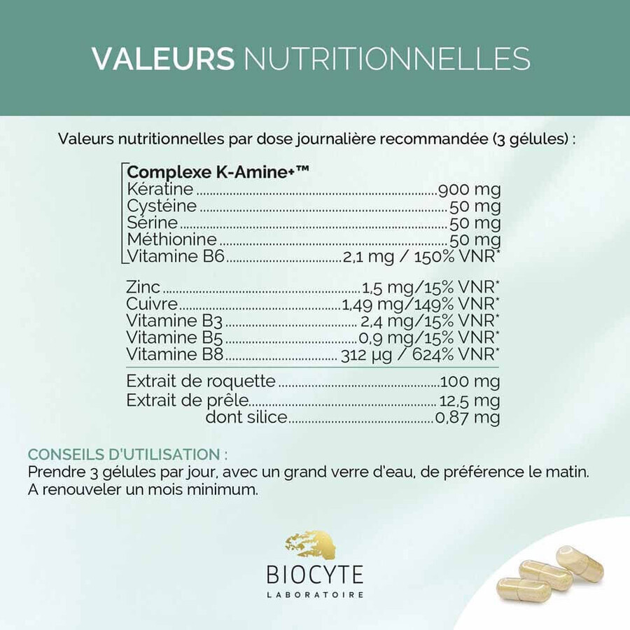 Biocyte Capelli Keratine Forte 900mg Boost 3x40 Capsule Biocyte Capelli Keratine Forte 900mg Boost 3x40 Capsule