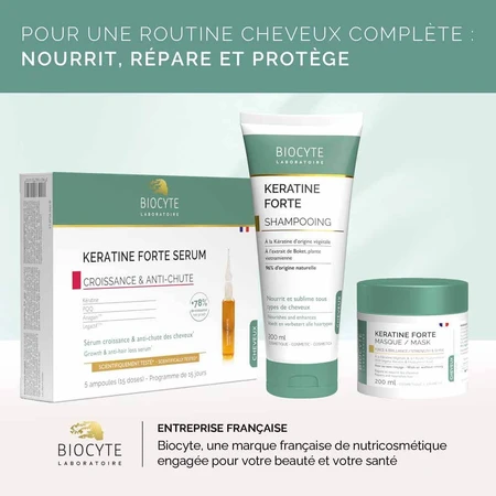 Biocyte Keratina Capilar Forte 900mg Boost 3x40 Cápsulas