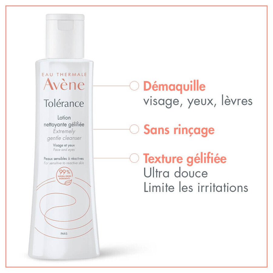 Avène Tolérance Gel loțiune de curățare piele sensibilă 200ml Avène Tolérance Gel loțiune de curățare piele sensibilă 200ml