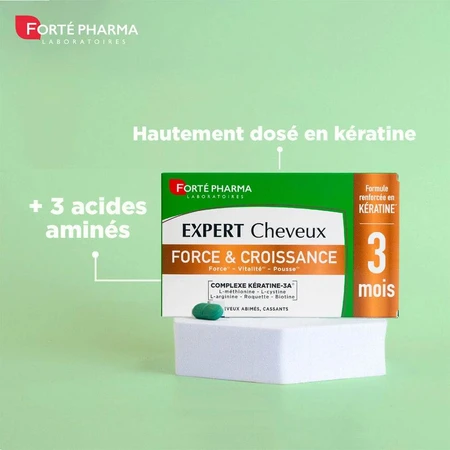 Forté Pharma Expert Cheveux Cheveux Force et Croissance Tous type de chutes 90 comprimés