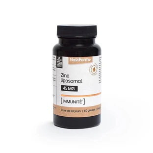 Nat&Form Zinc liposomal x60 vegetarian capsules
