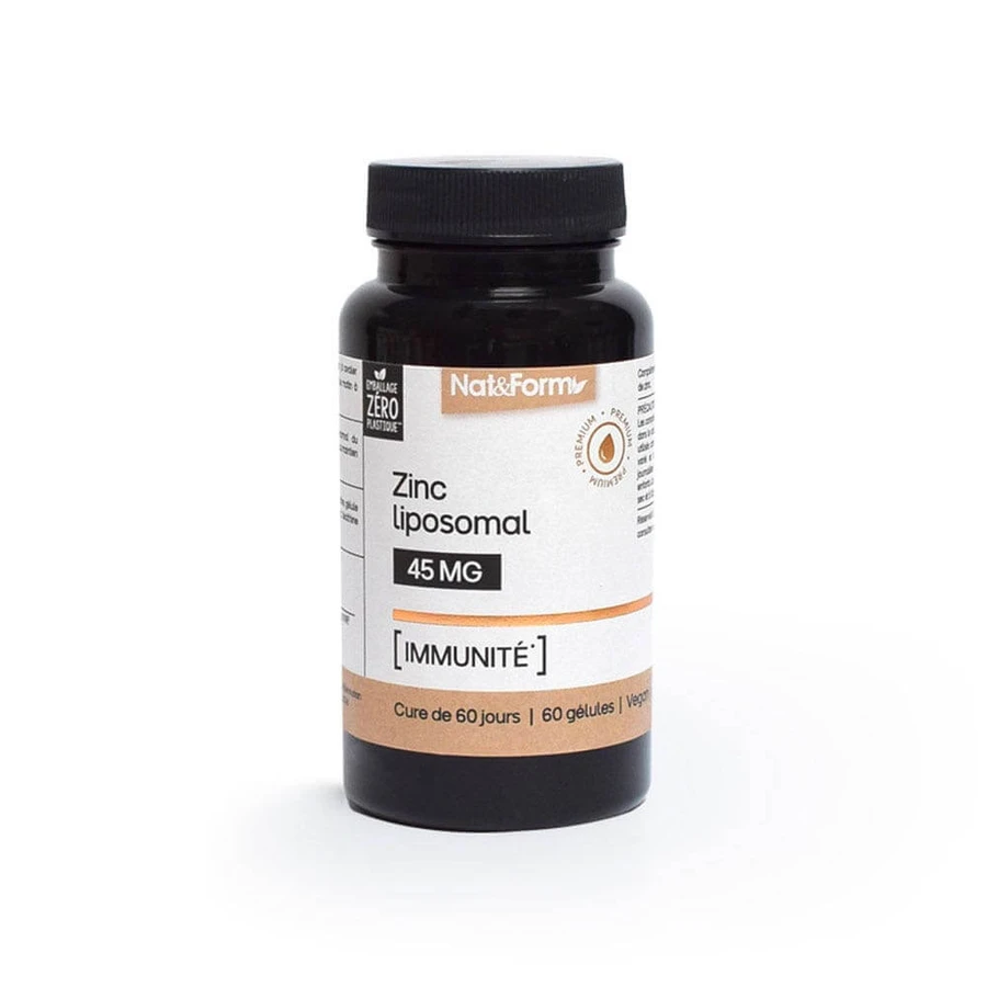 Nat&Form Zinc liposomal x60 vegetarian capsules