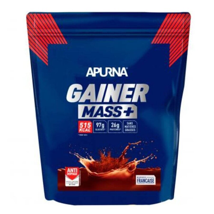 Apurna Gainer Mass+ Chocolat 1,1kg