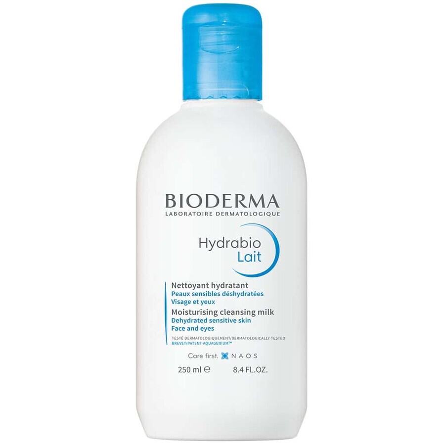 Bioderma Hydrabio Lapte de curățare Curățarea pielii sensibile deshidratate Peaux sensibles 250ml