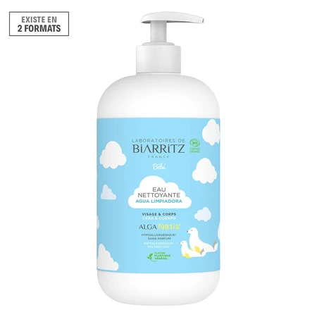 Laboratoires De Biarritz Baby Products Agua limpiadora bio para cara y cuerpo 500ml