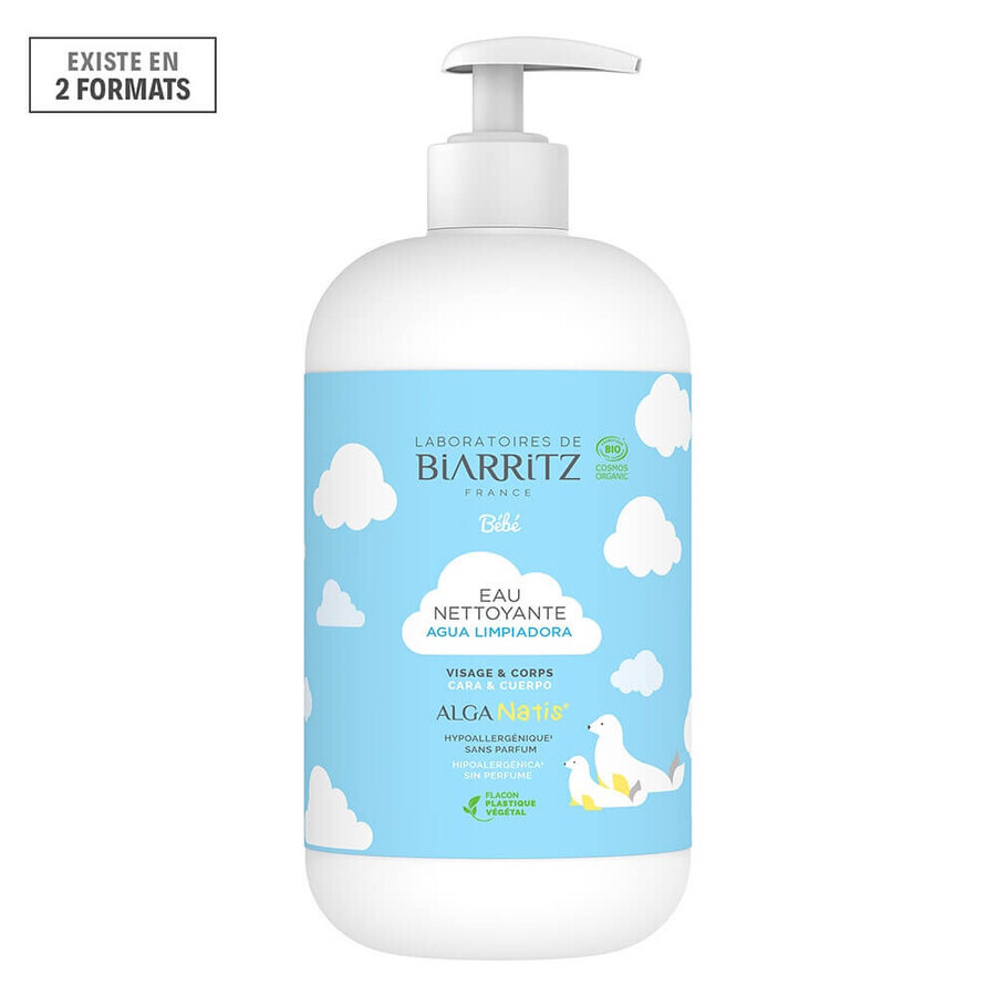 Laboratoires De Biarritz Baby Products Agua limpiadora bio para cara y cuerpo 500ml