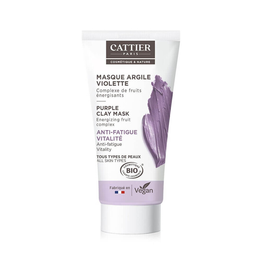 Cattier Mini maschera all'argilla Violetta Bio 30ml