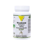 Vit'All+ Valeriane Biologique Extrait Standardise 300mg 60 gélules