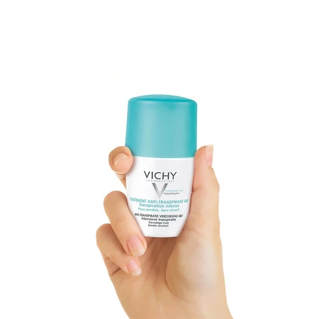 Vichy Deodorant Roll-on Anti-Transpirant 48u Intensieve transpiratie Gevoelige huid 2x50ml