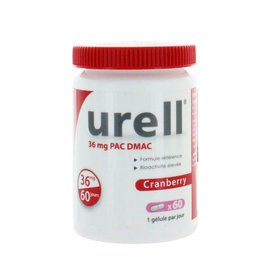 Urell Cranberry 36mg de PAC 60 Gélules