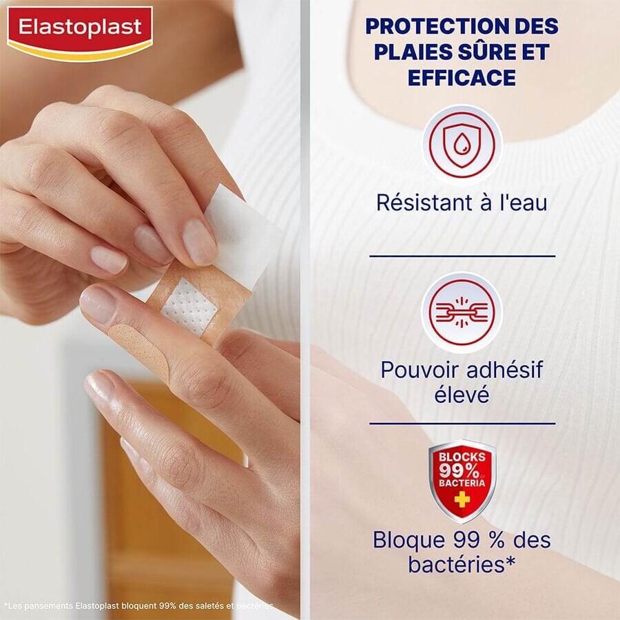 Elastoplast Universel 0% Latex Pansements Universel - 4 Formats