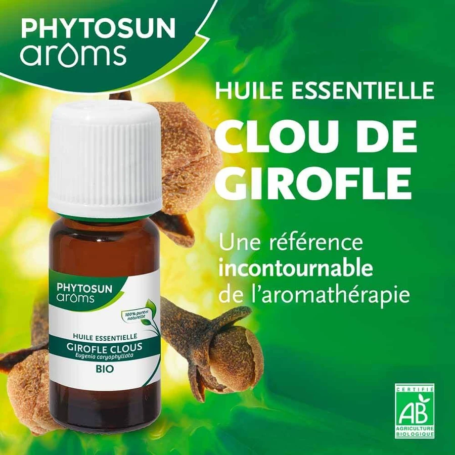 Phytosun Aroms Huile Essentielle Clou de Girofle Bio 10ml