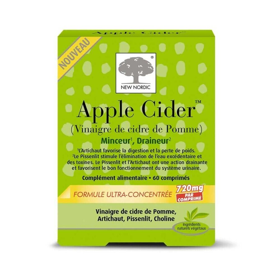 New Nordic Apple Cider 60 Tablets