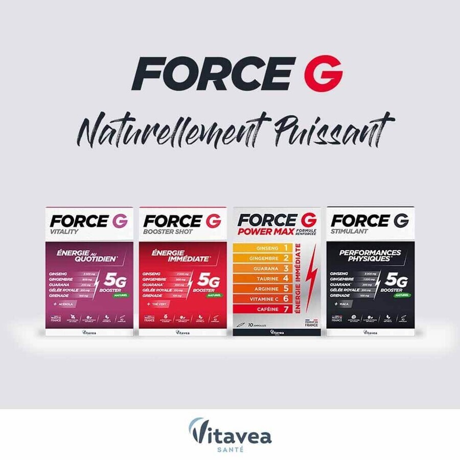 Vitavea Santé Force G Stimulating Bio Physical Performance 20 Vials