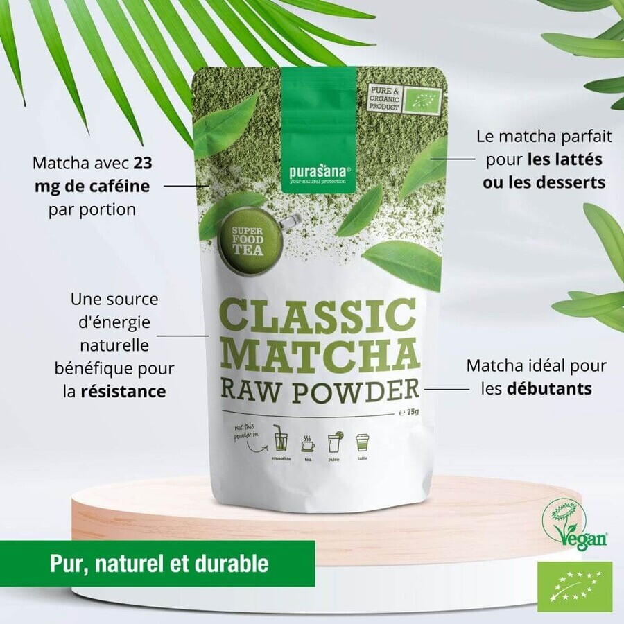 Purasana Super Food Organic Matcha Classic Powder 75g