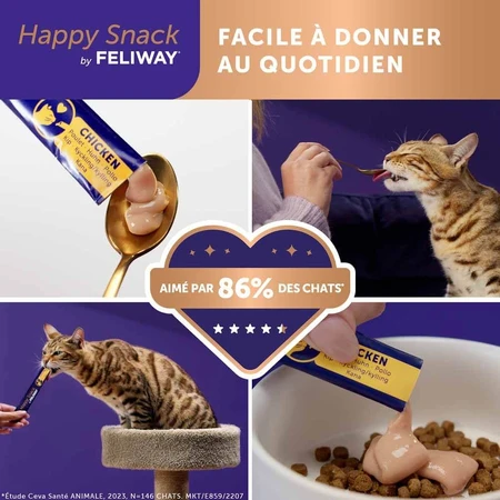 Feliway Happy Snack With chicken relaxing effect 6 sticks