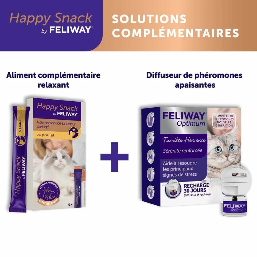 Feliway Happy Snack With chicken relaxing effect 6 sticks