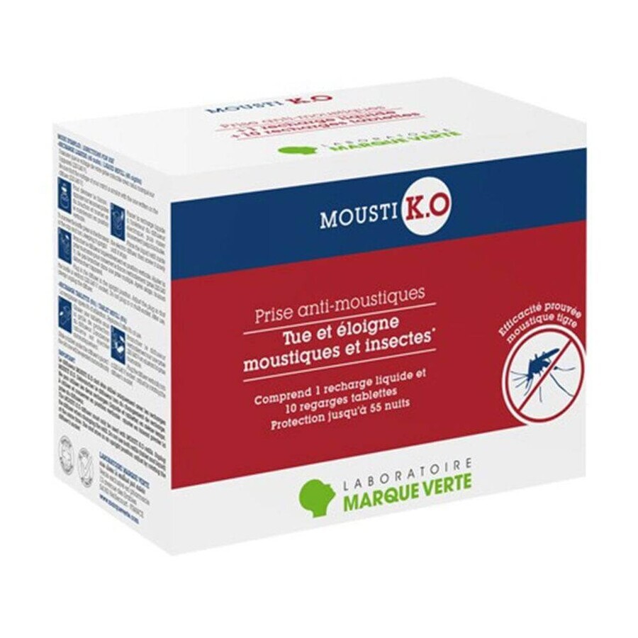 Mousti K.O Elektrischer Moskito Diffusor 45 Nächte