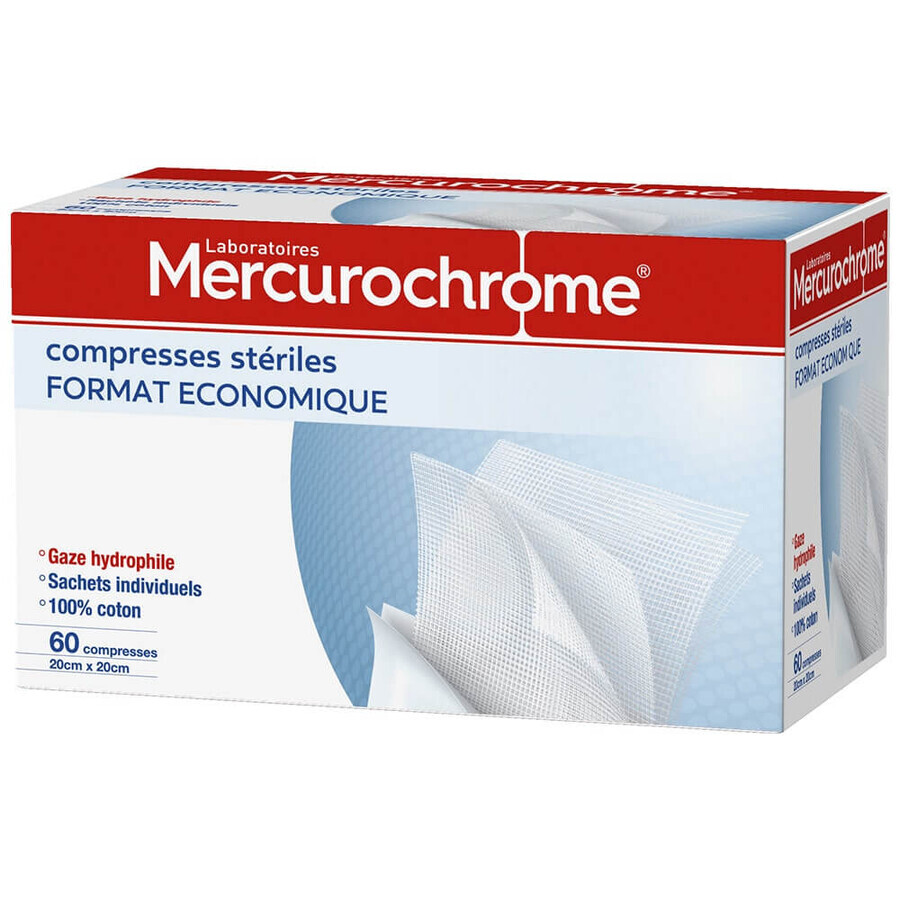 Mercurochrome Tablete sterile 20cmx20 Economie X60