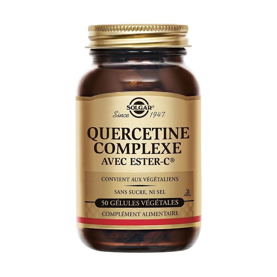 Solgar Quercetin-Komplex 50 Gele Immunabwehr 50 pflanzliche Gele