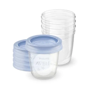 Avent Accessoires Pot De Conservation Pour Lait Maternel X5 180ml