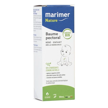 Marimer Bálsamo Pectoral para Bebés y Niños 50ml
