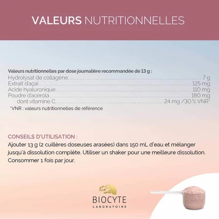 Biocyte Anti-aging Collagen Max Superfruits Red fruit and mint flavor 260g
