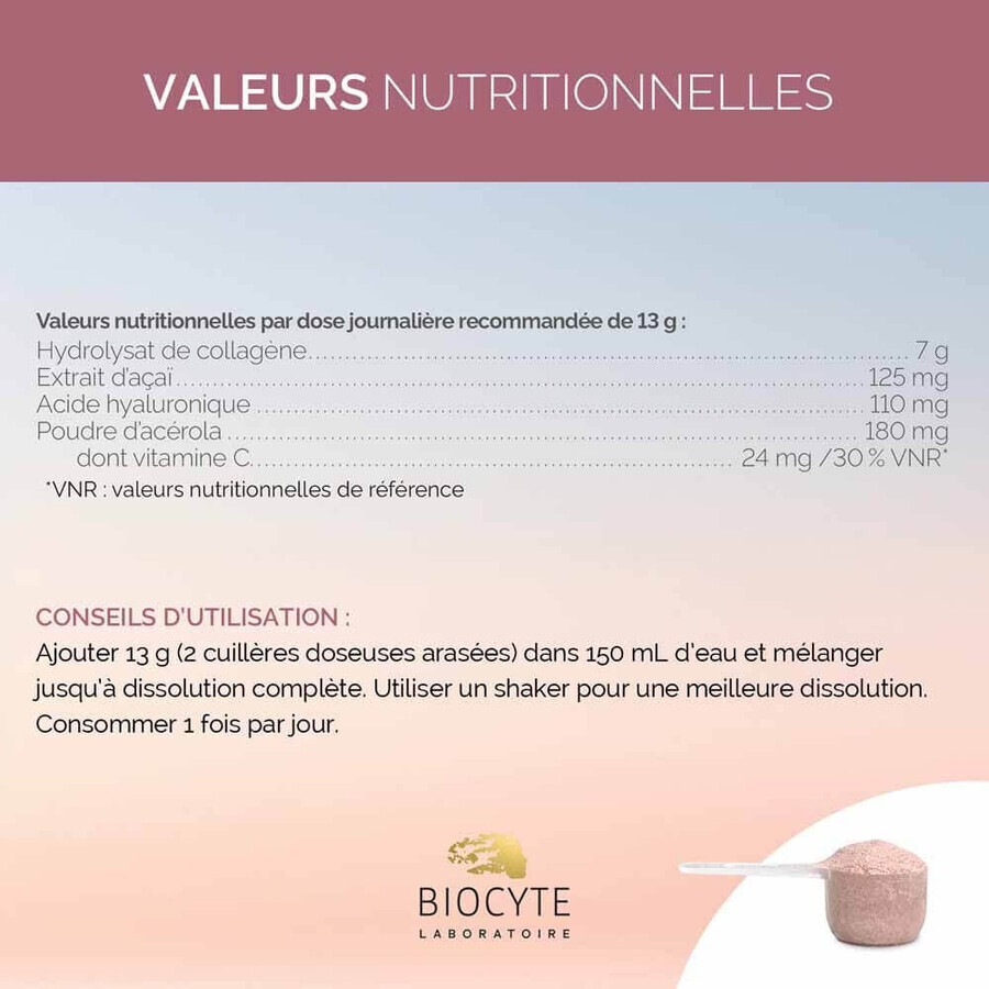 Biocyte Anti-Ageing Collagen Max Superfruits Rote Früchte und Minzgeschmack 260g
