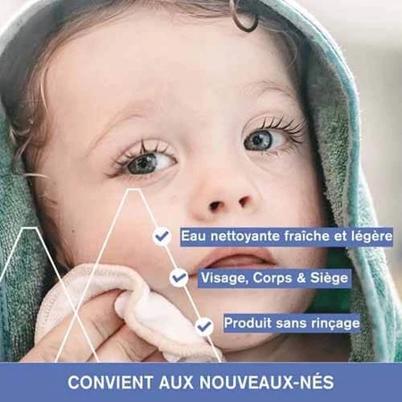 Uriage Bébé 1ere Eau Reinigingswater voor Gezicht, Lichaam en Intieme Delen - Uriage Bebe 1l