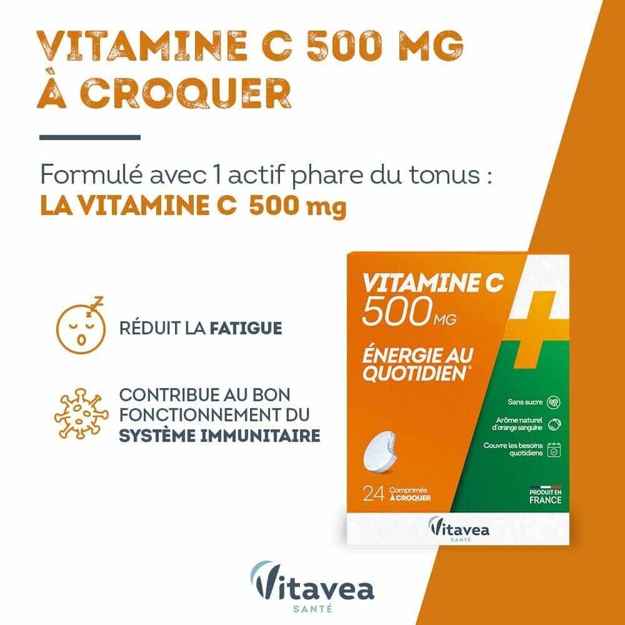 Vitavea Santé Vitamins C Energie au quotidien 24 chewable tablets