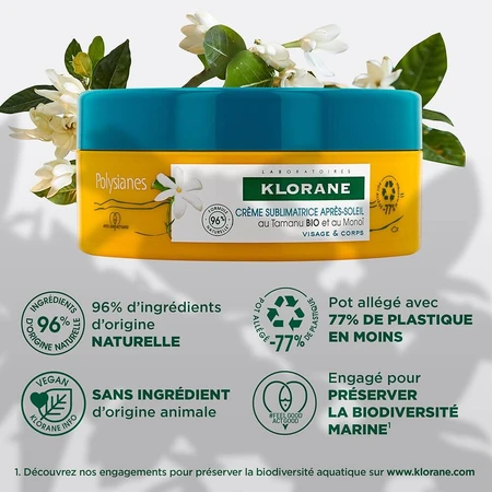 Klorane Polysianes Crema sublimadora para después del sol 200ml