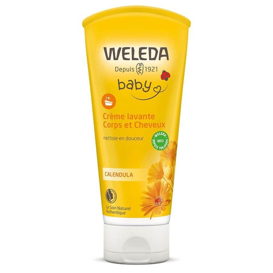 Acquista Weleda Calendula Bebe Crema Detergente Alla Per Corpo E Capelli 200ml Weleda Calendula Bebe Crema Detergente Alla Per Corpo E Capelli 200ml